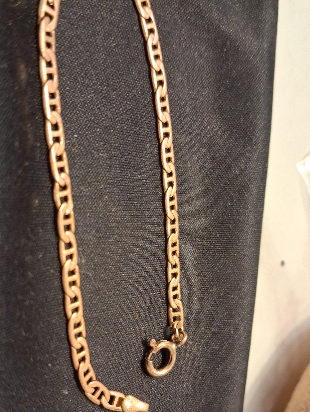 Women's 14kt GF Gold Link Chain  Bracelet 6.5"